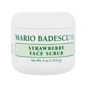 Mario Badescu Face Scrub Strawberry 113 g peeling pre ženy na veľmi suchú pleť; na rozjasnenie pleti