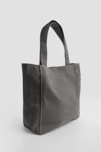 Marjin Women's Shoulder Strap Canvas Tote Bag Kinsey Gray