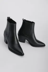 Marjin Women's Pointed Toe Western Boots Erbe Black
