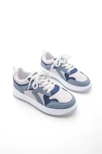 Marjin Dámske Tenisky Športová obuv s vysokou podrážkou Árijská Modrá #8713344