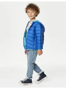 Modrá chlapčenská ľahká bunda s technológiou Stormwear™ Marks & Spencer