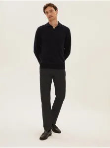 Čierne pánske chino nohavice Marks & Spencer #7250121