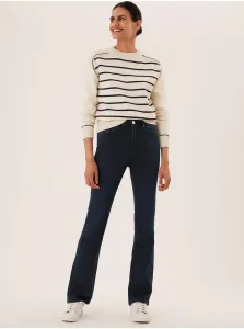 Tmavomodré dámske rifľové nohavice Marks & Spencer #5794360