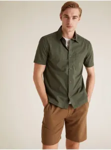 Zelená pánska košeľa Marks & Spencer