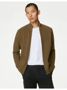Hnedý pánska sveter Marks & Spencer