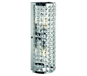 Markslöjd Markslöjd 105309 - Kúpeľňové nástenné svietidlo LYSEKIL 2xG9/28W/230V IP44 chróm