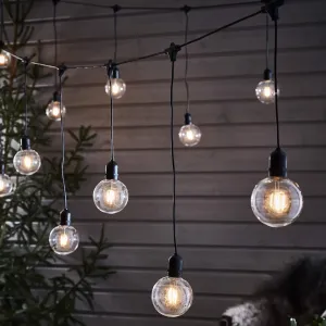 Záhradné 24 LED rozprávkové svetlá Deco, štartovacia sada, transformátor