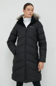 Páperová bunda Marmot Montreaux dámska, čierna farba, zimná, #7863383