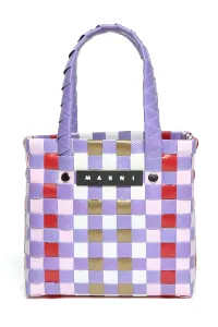 Taška Marni Micro Basket Bag Bags Fialová None #3775273