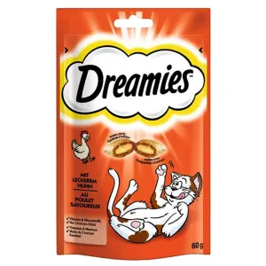 Dreamies snack pre mačky 60 g - výhodné balenie kura (2 x 60 g)
