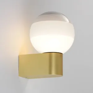 Nástenné svietidlo MARSET Dipping Light A1 LED, biela/zlatá