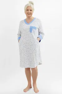 Nočná košeľa Martel Nina - bavlna Svetlomodrá XL