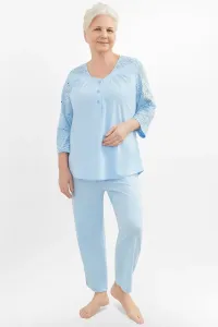 Dámske pyžamo Martel Rozálie - bavlna Svetlomodrá M