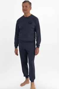 Pánske pyžamo Martel Konrád - bavlna Tmavosivá XL