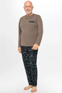 Pánske pyžamo Martel Marcel II - Maxi Khaki XL