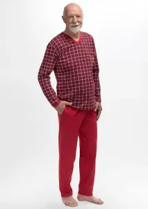 Pánske pyžamo Martel Roman 402 - bavlna Červená M