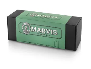 MARVIS Classic Strong Mint sada – s xylitolom 85 ml + stojanček