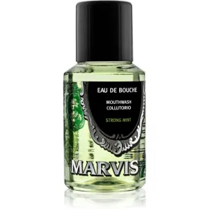 Marvis Strong Mint ústna voda pre dlhotrvajúci svieži dych 30 ml