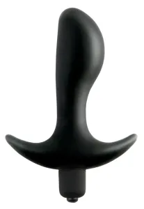 analfantasy perfect plug - waterproof silicone prostate vibrator (black)