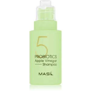 MASIL 5 Probiotics Apple Vinegar hĺbkovo čistiaci šampón na vlasy a vlasovú pokožku 50 ml