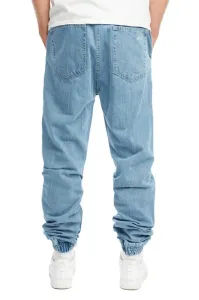 Pants Mass Denim Joggers Jeans Sneaker Fit Signature 2.0 light blue - Size:W 30