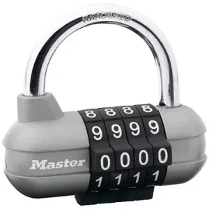 Master Lock – Kombinačný visiaci zámok horizontálny 1520EURD – Master Lock – sivý