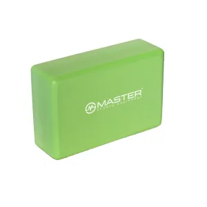 Master Sport Master Yoga jogový blok farba Green (23 × 15 × 7,5 cm) 1 ks