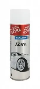 MASTON AutoACRYL - Akrylová farba na kovové diely 500 ml čierna matná