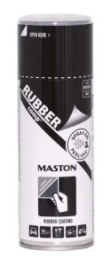 RUBBERcomp - tekutá /odstrániteľná/ guma v spreji 400 ml black matt