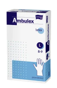 Ambulex rukavice LATEX veľ. L, nesterilné, pudrované 1x 100 ks #132958