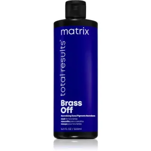 Matrix Brass Off Mask 500 ml maska na vlasy pre ženy na farbené vlasy; na lámavé vlasy; na oslabené vlasy