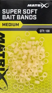 Matrix gumičky na nástrahy super soft bait bands 100 ks - large