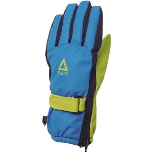 Matt OPEN SIDE KID GLOVE Detské lyžiarske rukavice, modrá, veľkosť #8471663