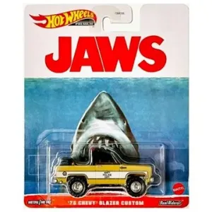 Hot Wheels Prémiové Auto – Jaws – 1975 Chevy Blazer Custom