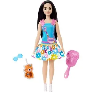 Barbie Moja Prvá Barbie Bábika – Čiernovláska S Veveričkou