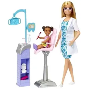 Barbie Povolanie Herný Set S Bábikou – Zubárka Blondína