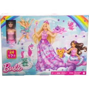 MATTEL - Barbie rozprávkový adventný kalendár 2023