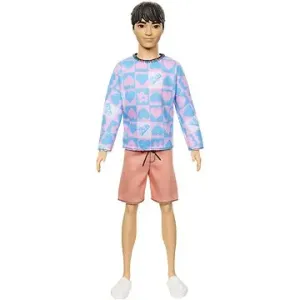 Barbie Model Ken – Modro/ružová mikina