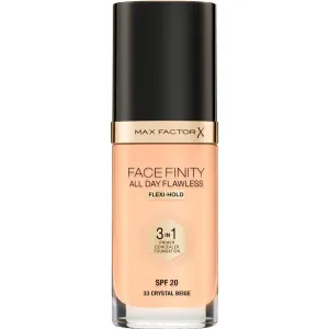 Max Factor Facefinity All Day Flawless dlhotrvajúci make-up SPF 20 odtieň 33 Crystal Beige 30 ml