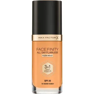 Max Factor Facefinity All Day Flawless Flexi-Hold 3in1 Primer Concealer Foundation SPF20 78 tekutý make-up 3v1 30 ml