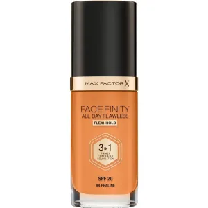Max Factor Facefinity All Day Flawless Flexi-Hold 3in1 Primer Concealer Foundation SPF20 88 tekutý make-up 3v1 30 ml