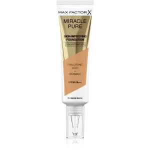Max Factor Miracle Pure Skin dlhotrvajúci make-up s hydratačným účinkom 70 Warm Sand 30 ml