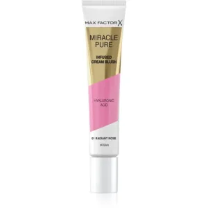 Max Factor Miracle Pure Infused Cream Blush 15 ml lícenka pre ženy 01 Radiant Rose