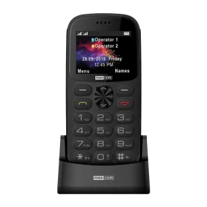Tlačidlový telefón pre seniorov Maxcom Comfort MM471, šedá
