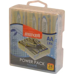 Baterie AA (R6) alkalická MAXELL Power Pack 24ks
