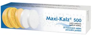 Maxi-Kalz 500 tbl eff 500 mg (tuba PP) 1x20 ks