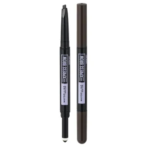 Maybelline New York NY Express Brow Satin Duo 04 Dark Brown Ceruzka a púder na obočie duo