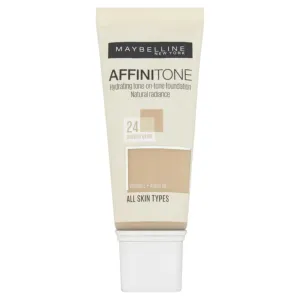 Maybelline Zjednocujúci make-up s HD pigmenty Affinitone (Hydrating Tone-One-Tone Foundation) 30 ml 24 Golden Beige