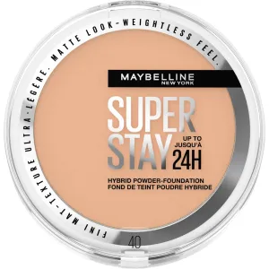 Maybelline SuperStay 24H Hybrid Powder-Foundation kompaktný púdrový make-up pre matný vzhľad odtieň 40 9 g
