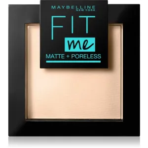 Maybelline Fit Me! Matte + Poreless Powder púder so zmatňujúcim účinkom 220 Natural Beige 9 g